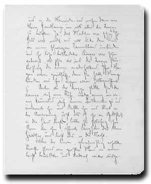 Franz Kafka, Beschreibung eines Kampfes (Faksimile)